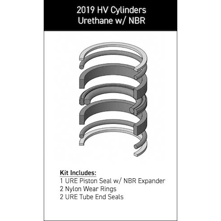 Miller - After Market Parts Hydraulic Cylinder Repair Kit- PK-N-N-10-6.000 H-KBH01-600
